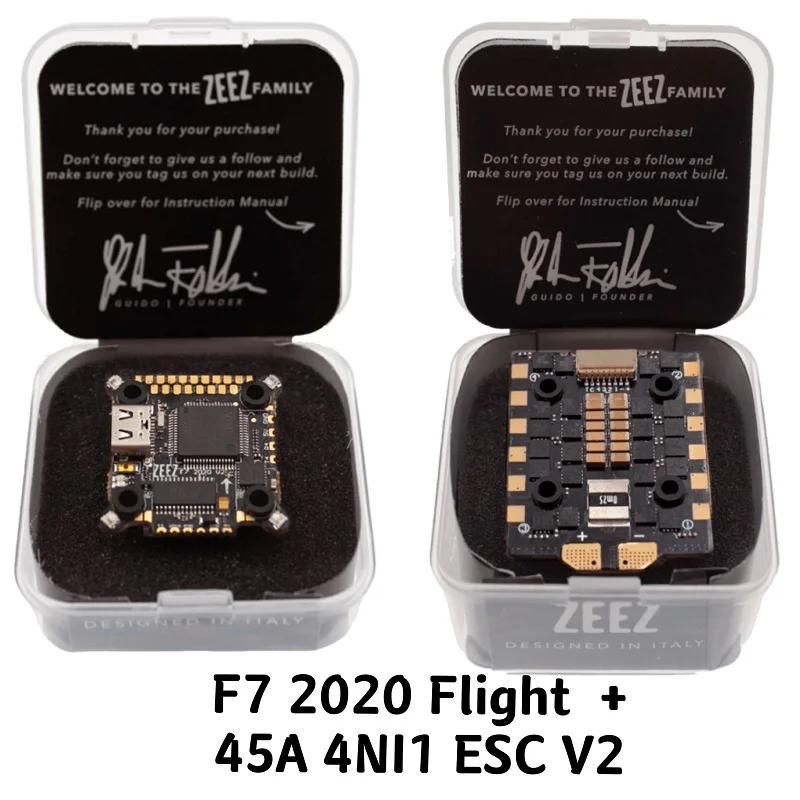 ZEEZ F7 2020 V2  Ʈѷ  45A 4IN1 ESC V2, RC FPV ̽ п º 